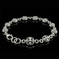 Cursed Aux Bracelet – Gothic Cross Ball Chain