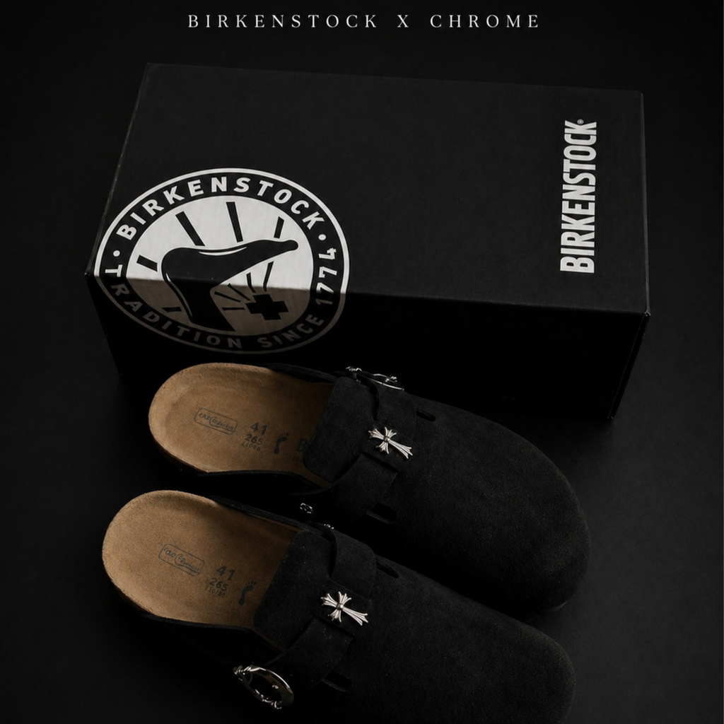 BIRKENSTOCK X CHROME MULES (black)