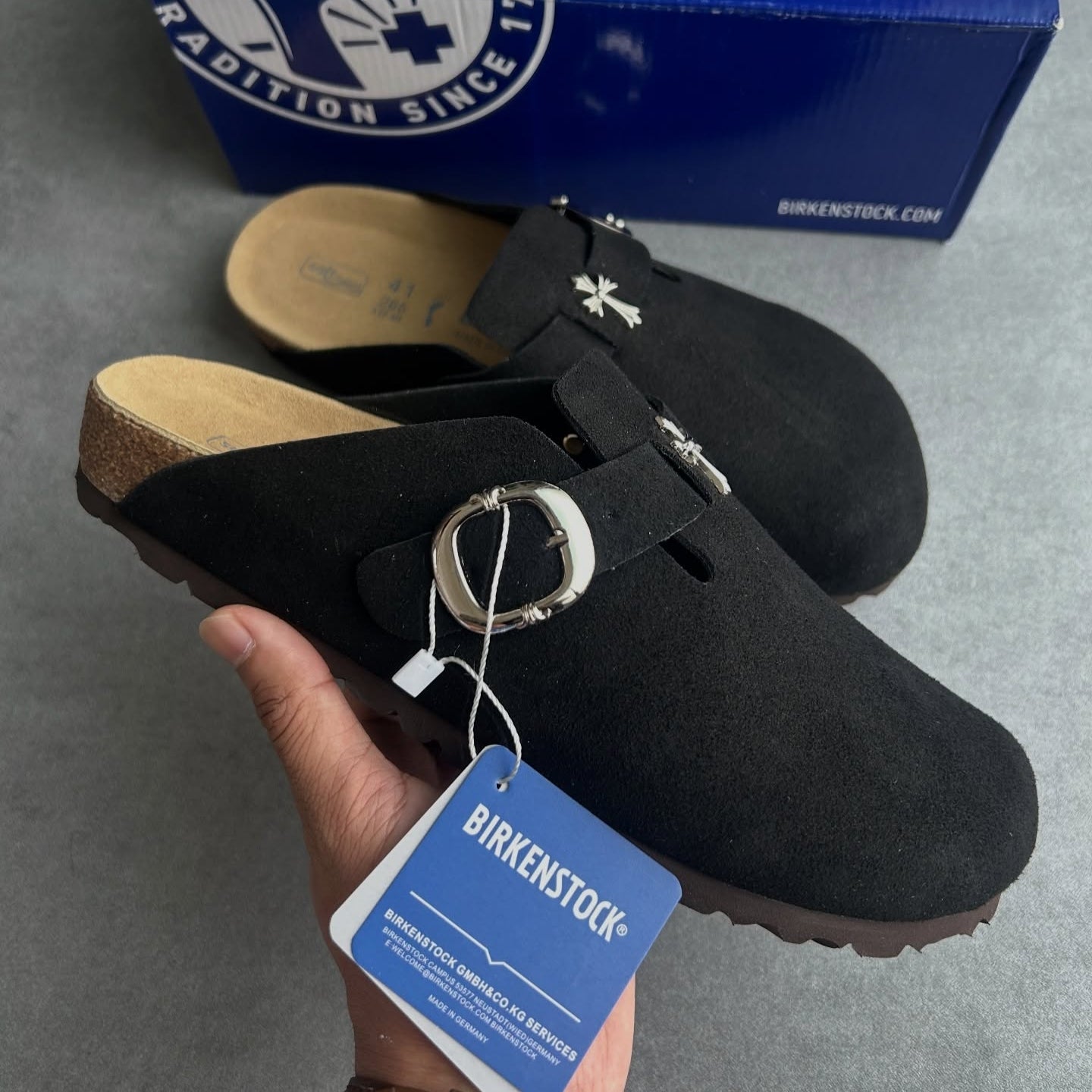 BIRKENSTOCK X CHROME MULES (black)